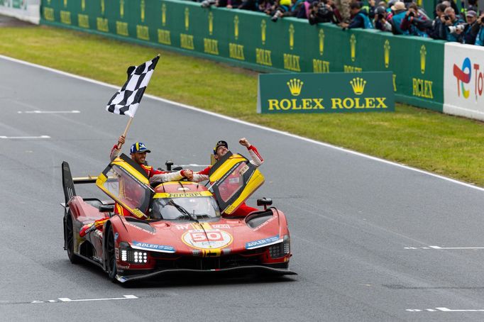 Le Mans 2024: Antonio Fuoco, Miguel Molina, Nicklas Nielsen, Ferrari 499P