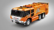 Force e-Drive FCEV 6x4, jak zní jméno prototypu, bude vážit přes 25 tun, zvládne třicetiprocentní stoupání, pojede maximálně 85 km/h a jeho dojezd by měl být 200 kilometrů.