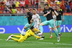 Severní Makedonie při debutu na Euru dlouho zatápěla Rakušanům, nakonec padla 1:3