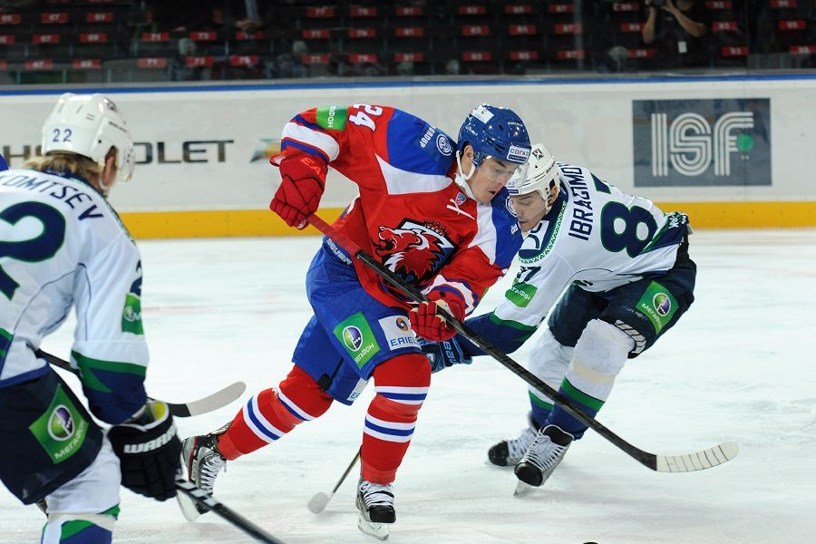 Lev Praha vs. Chanty Mansijsk, zápas KHL - Jiří Hudler