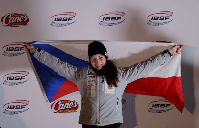 Skeletonistka Anna Fernstädtová slaví bronz na MS v Lake Placid 2025