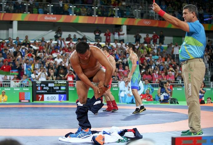 Mongolští trenéři se svlékli na protest - olympiáda v Riu