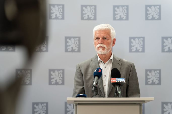 Prezident Petr Pavel před odletem na Bledské strategické fórum