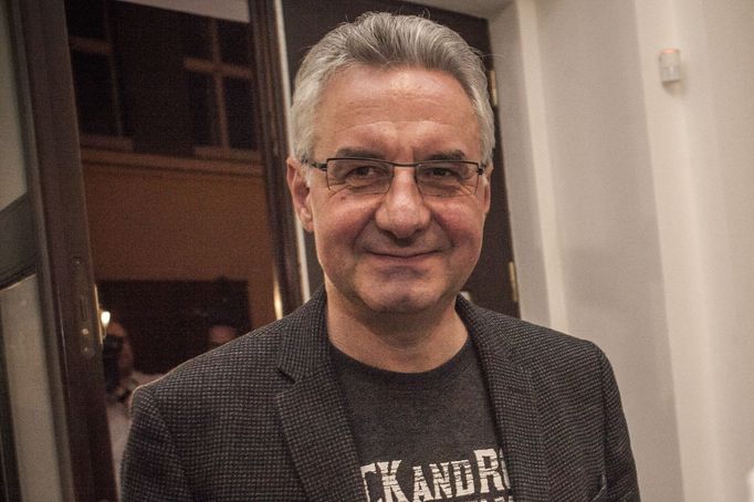 Jan Zahradil. Záběr z volebního štábu ODS. Praha, 26. 5. 2019.