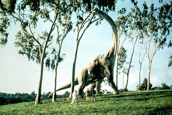 Záběr z filmu Jurský park z roku 1993. Ilustrační snímek