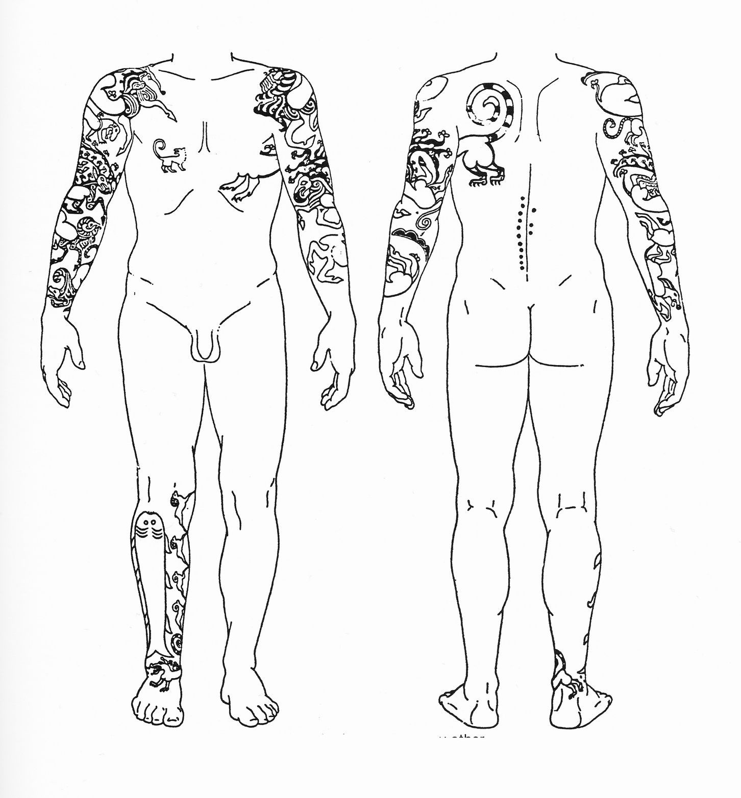 Martin Rychlík tetování