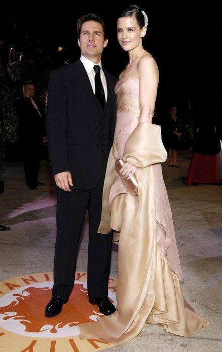 Tom Cruise a Katie Holmesová na večírku Vanity Fair po udílení Oscarů