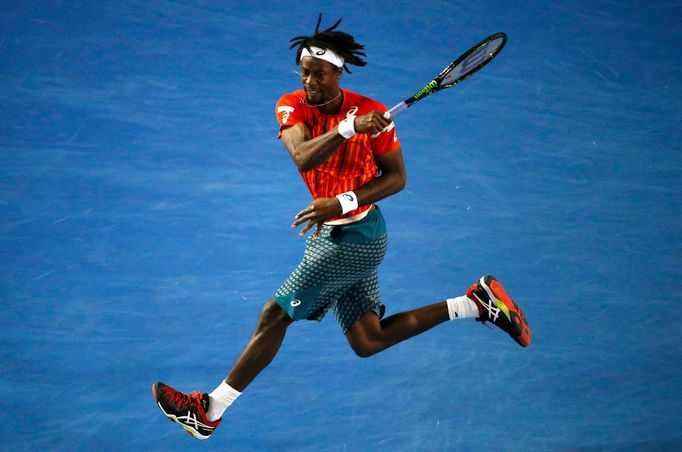 Gaël Monfíls ve čtvrtfinále Australian Open 2016