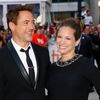 Actor Robert Downey Jr. and his wife, producer Susan Downey pose as they arrive for the gala for the film &quot;The Judge&quot; at the Toronto International Film Festival (TIFF) in Toronto
