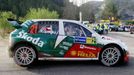 Jan Kopecký se Škodou Fabia WRC na trati Katalánské rallye.