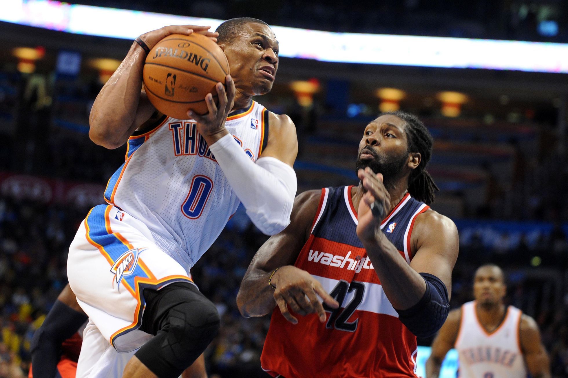NBA: Washington Wizards proti Oklahoma City Thunder (Westbrook, Hilario)