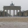 Déšť Berlín 2019 Braniborská brána