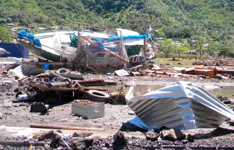 Tsunami u souostroví Samoa
