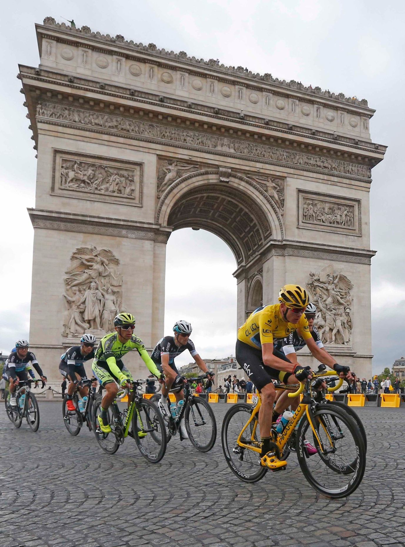 Tour de France 2015, Paříž: Vítězný oblouk