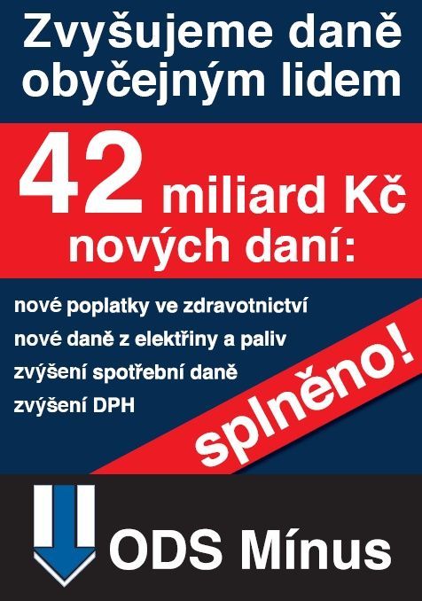 ČSSD si pořídila munici na ODS
