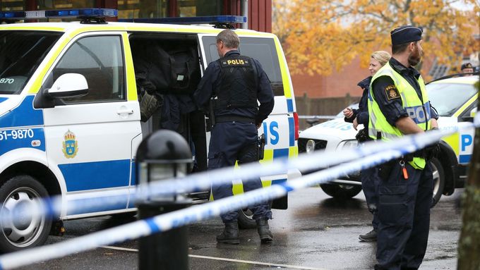 Policie ve Švédsku - ilustrační foto.