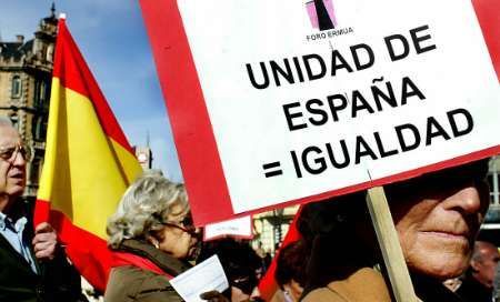 Demonstrace v Bilbau