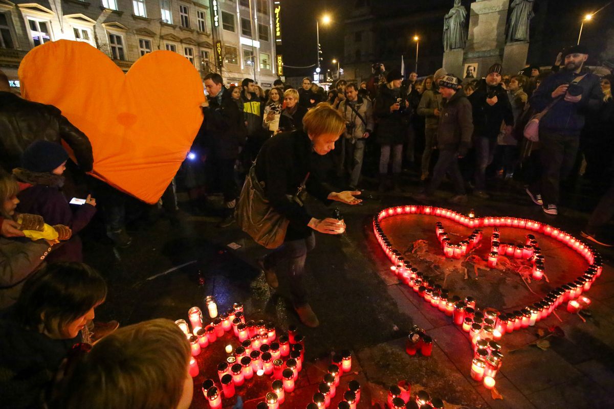 Výročí úmrtí Václava Havla 2015 Praha