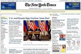 Odhodili zatrpklost a v srdci kdysi rozdělené Evropy podepsali klíčovou dohodu. Zároveň se ale vyhnuli nevyřešeným sporům o protiraketovou obranu, hodnotí summit Obama-Medveděv prestižní The New York Times.