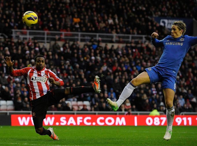 První gól proti Sunderlandu dal Torres už v 11. minutě ze hry...