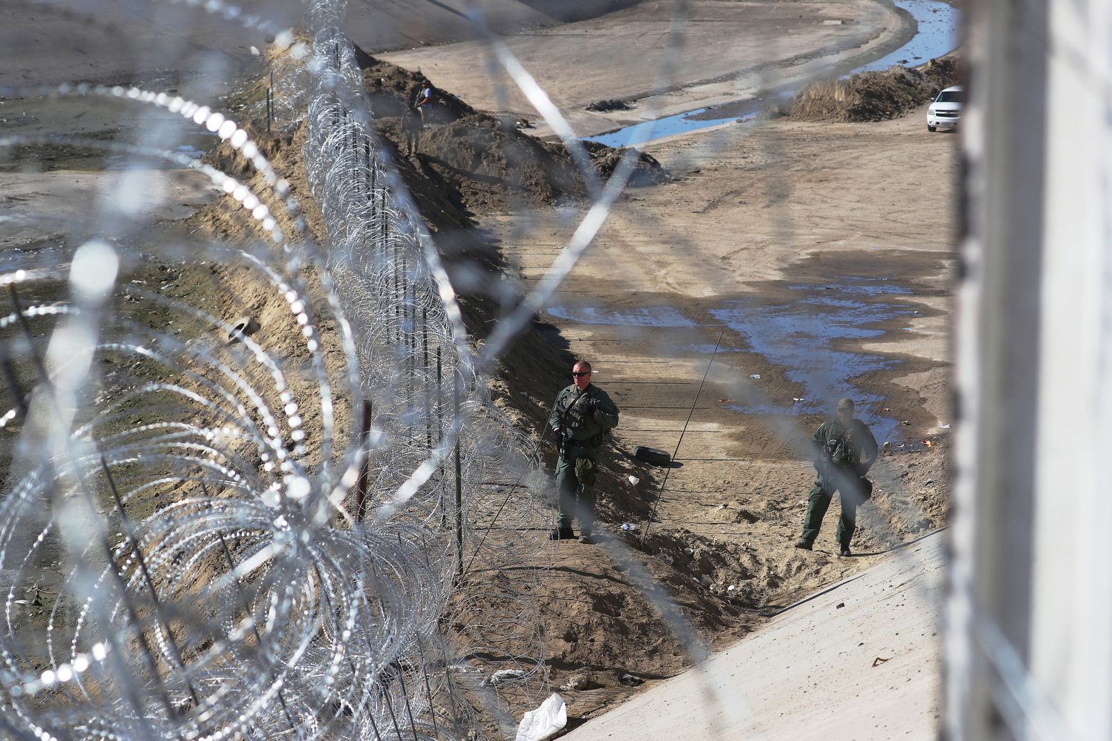 Karavana migrantů ze Střední Ameriky u mexické Tijuany.