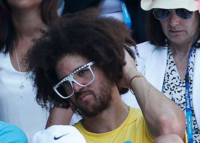 Australian Open: Redfoo (přítel Viktorie Azarenkové)