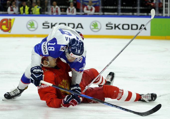 Ostrý souboj Andreje Kudrny.