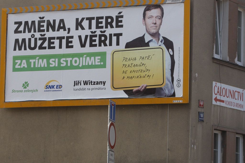 Billboardy na komunální volby