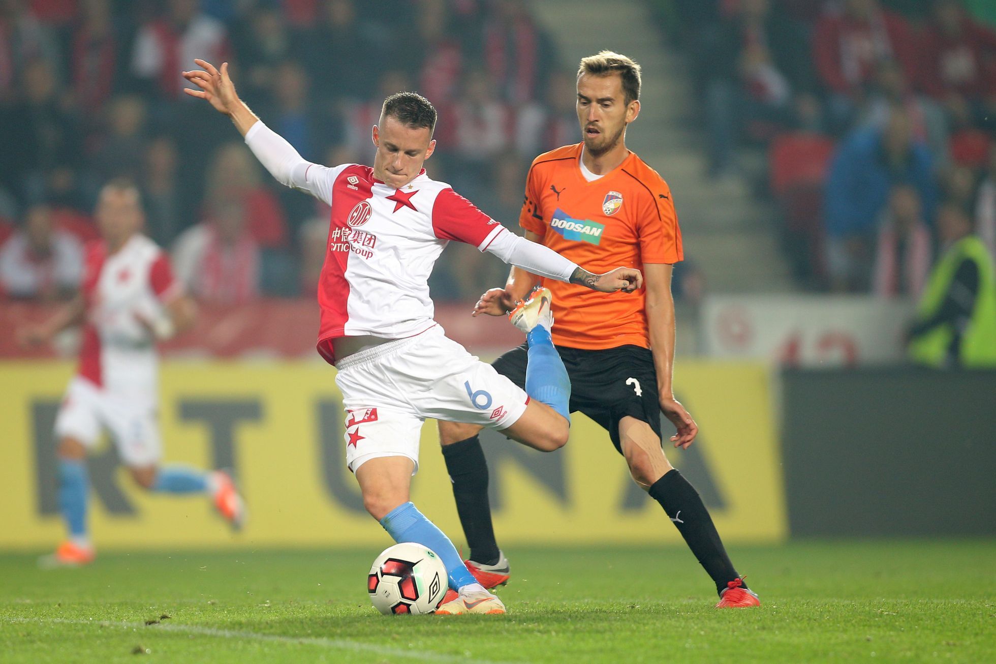 Slavia - Plzeň (podzim 2018): Jan Sýkora a Tomáš Hořava