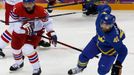 Soči 2014, ČR-Švédsko: Tomáš Plekanec - Henrik Zetterberg