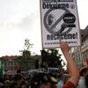 Demonstrace KSČM proti Bushovi a radaru