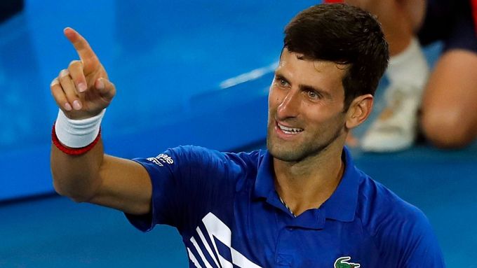 Novak Djokovič po postupu do finále Australian Open