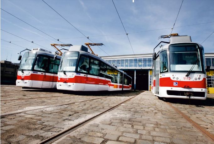 Tramvaje MHD Brno dnes.