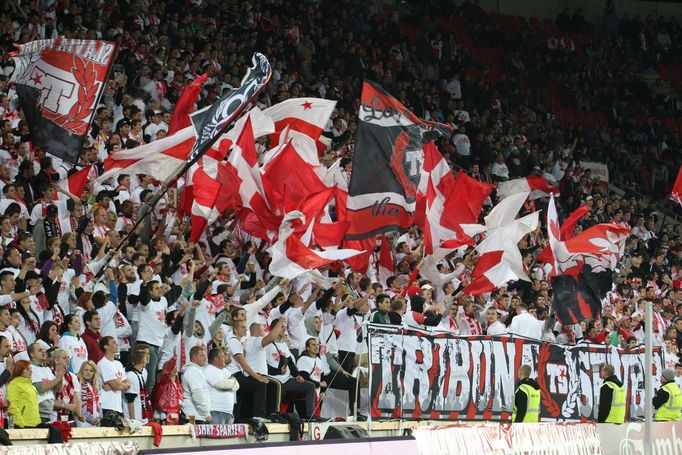 Derby Slavia - Sparta: fanoušci