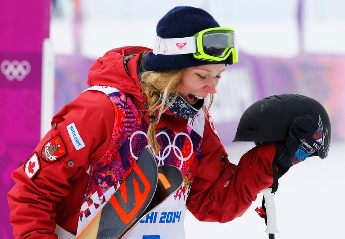 Kanaďanka Dara Howellová na OH v Soči 2014 (slopestyle)