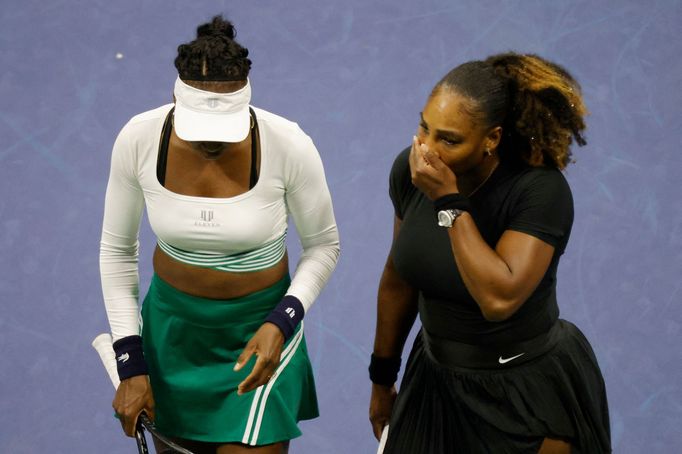 US Open 2022, 4. den (Serena, Venus Williamsová)