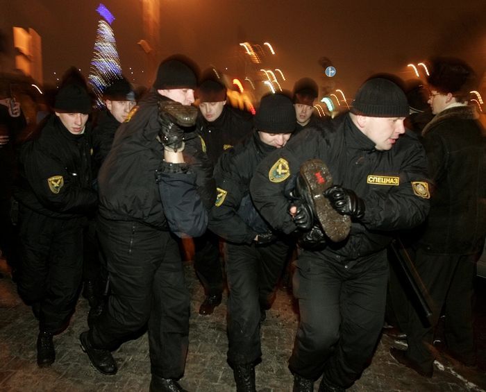 Demonstrace v Minsku