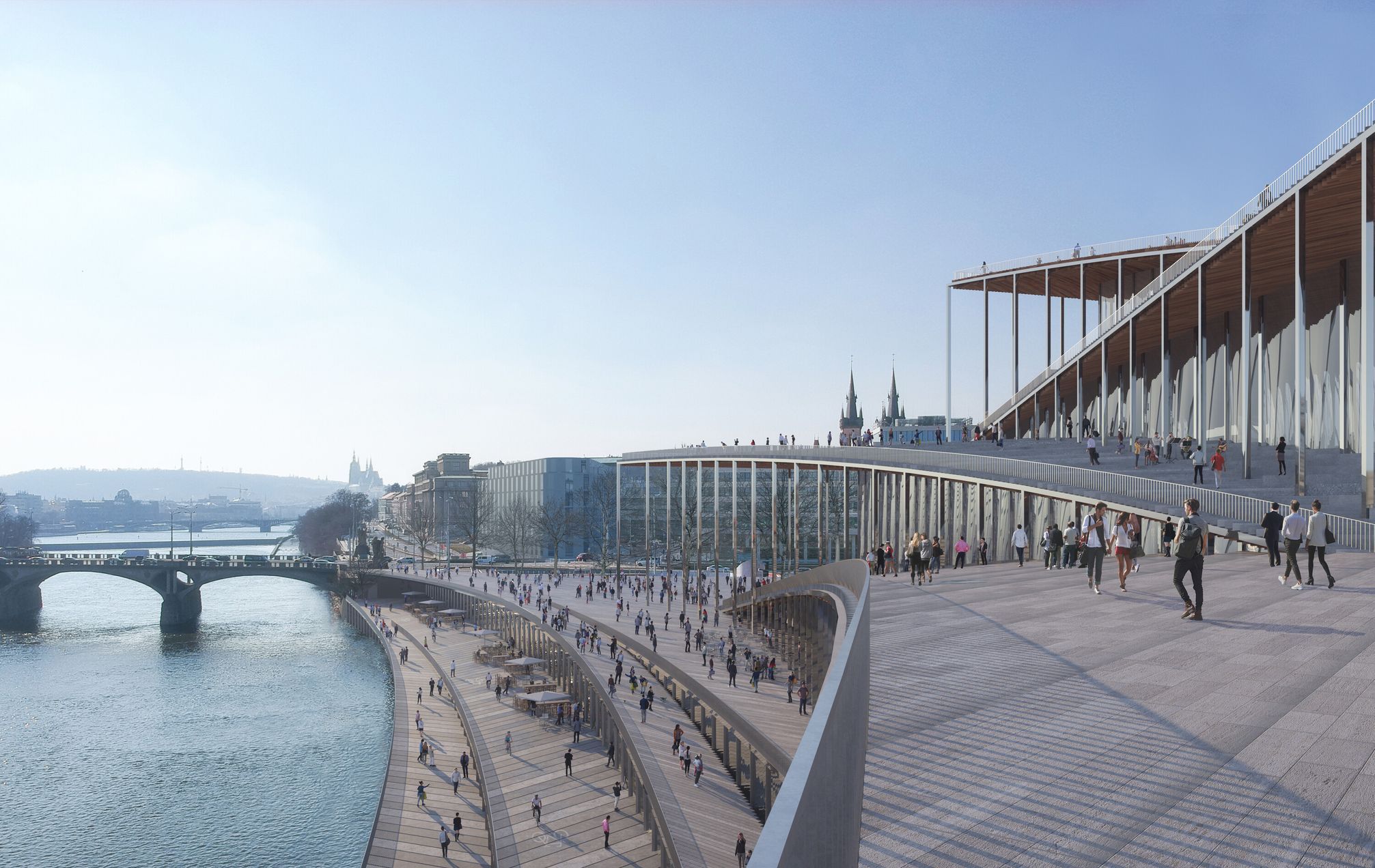 1. Místo: Bjarke Ingels Group, vítězný návrh