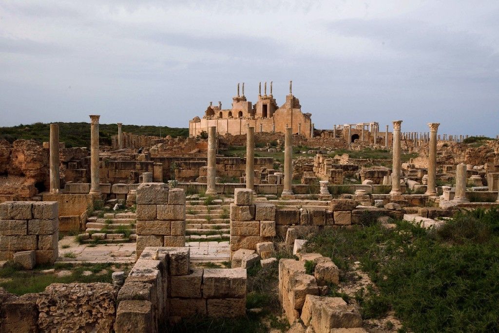 Libye: Leptis Magna - starověké středomořské město