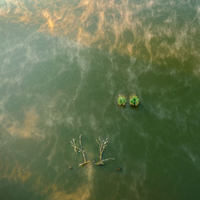 Moravské Slovácko, jižní Morava, fotografie z dronu, fotograf Radek Severa