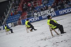 Kvůli silným mrazům se ruší další zápas. Odloženo bylo i utkání Boleslavi s Baníkem