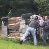Havárie Romana Kresty na Barum Rallye Zlín