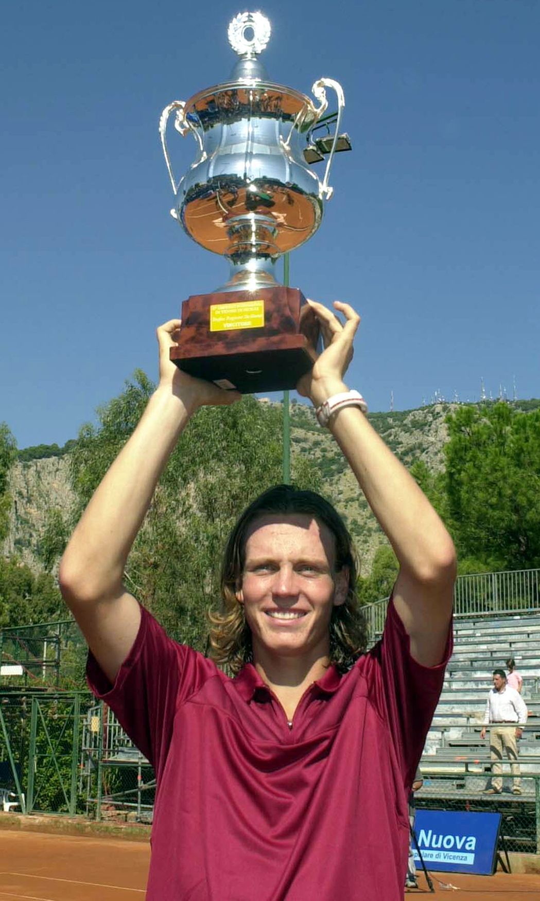 Tomáš Berdych vyhrál turnaj v Palermu v roce 2004