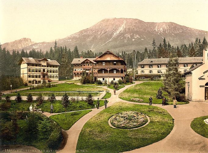 Česko a Slovensko na historických fotochromových snímcích, pořízených kolem roku 1900