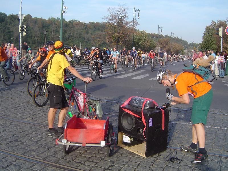 Critical Mass Prague Bike Ride 9