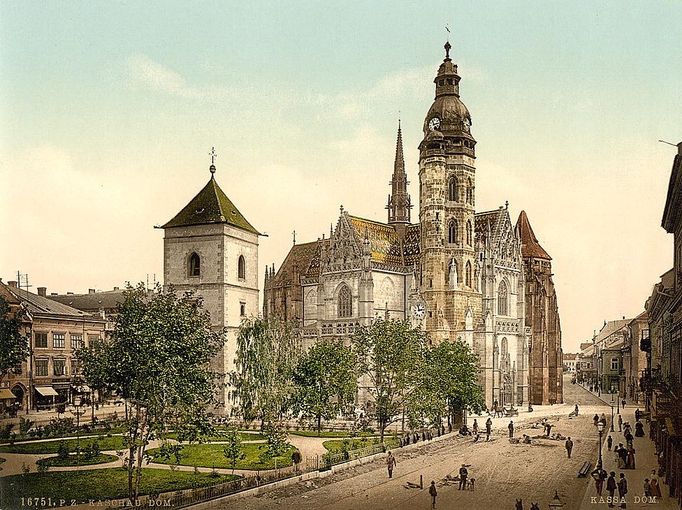 Česko a Slovensko na historických fotochromových snímcích, pořízených kolem roku 1900