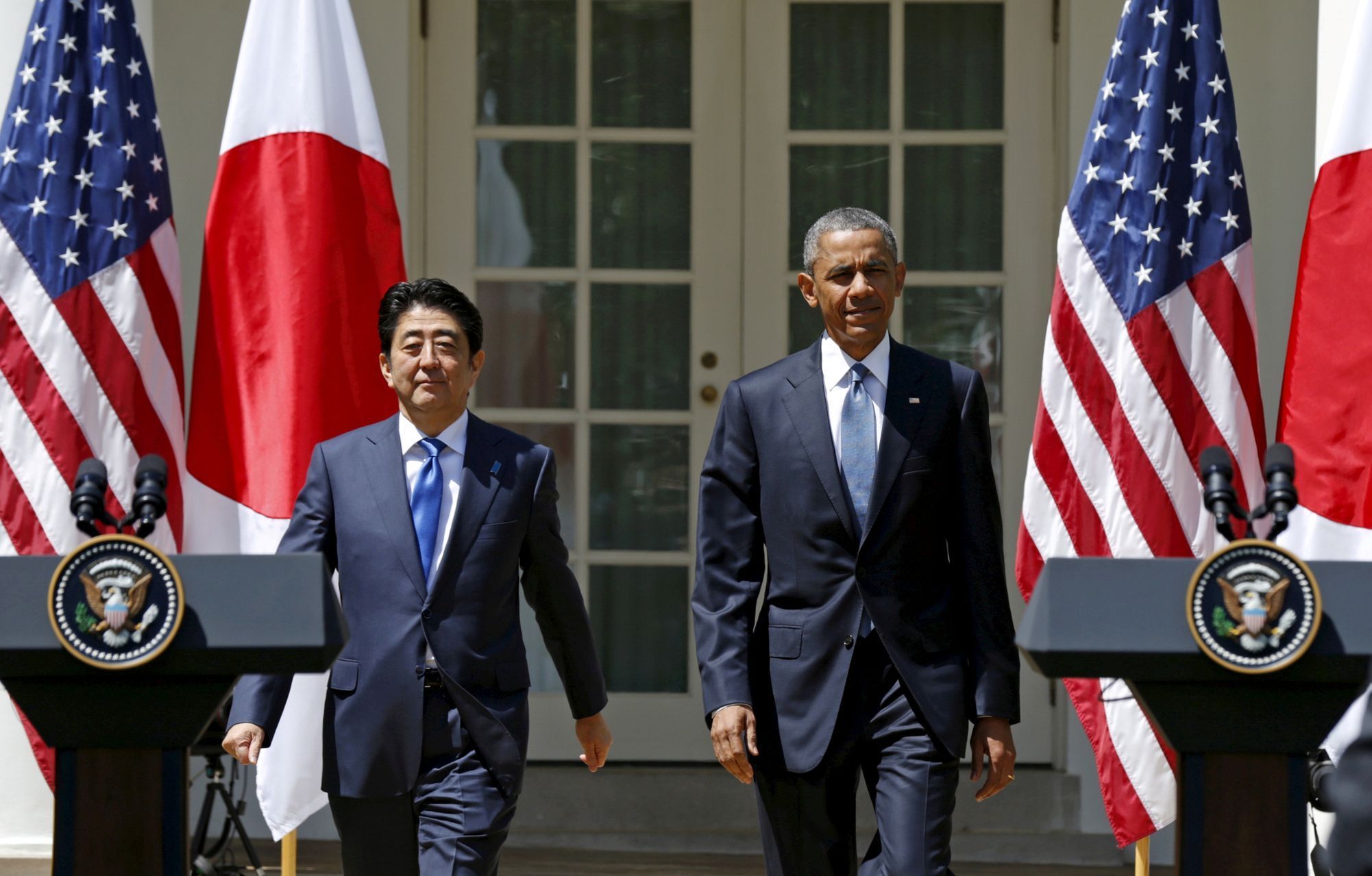 Barack Obama a Šinzó Abe