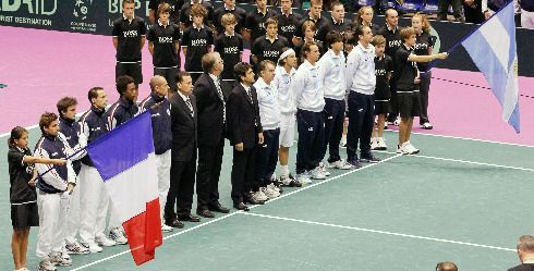 Davis Cup: Francie - Argentina