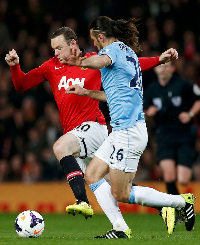 Manchester United - Manchester City (Rooney, Demichelis)