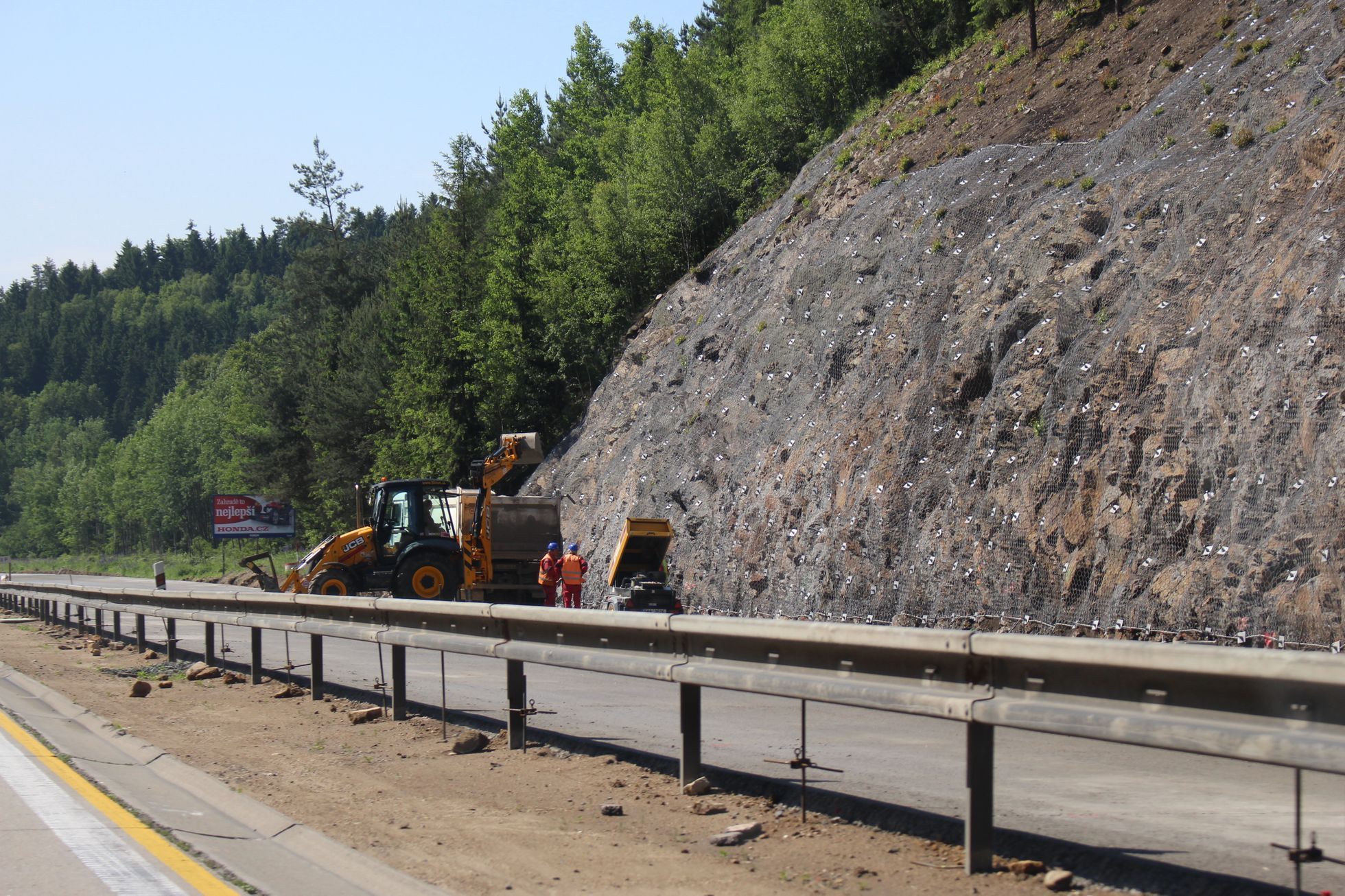 Rekonstrukce dálnice D1 v červnu 2014